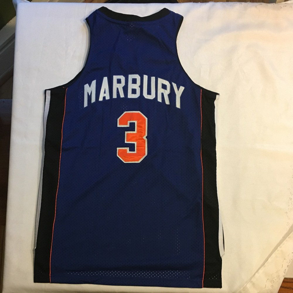 Y2K  Starbury Jersey Stephon Marbury Blue & Orange Vintage 2008